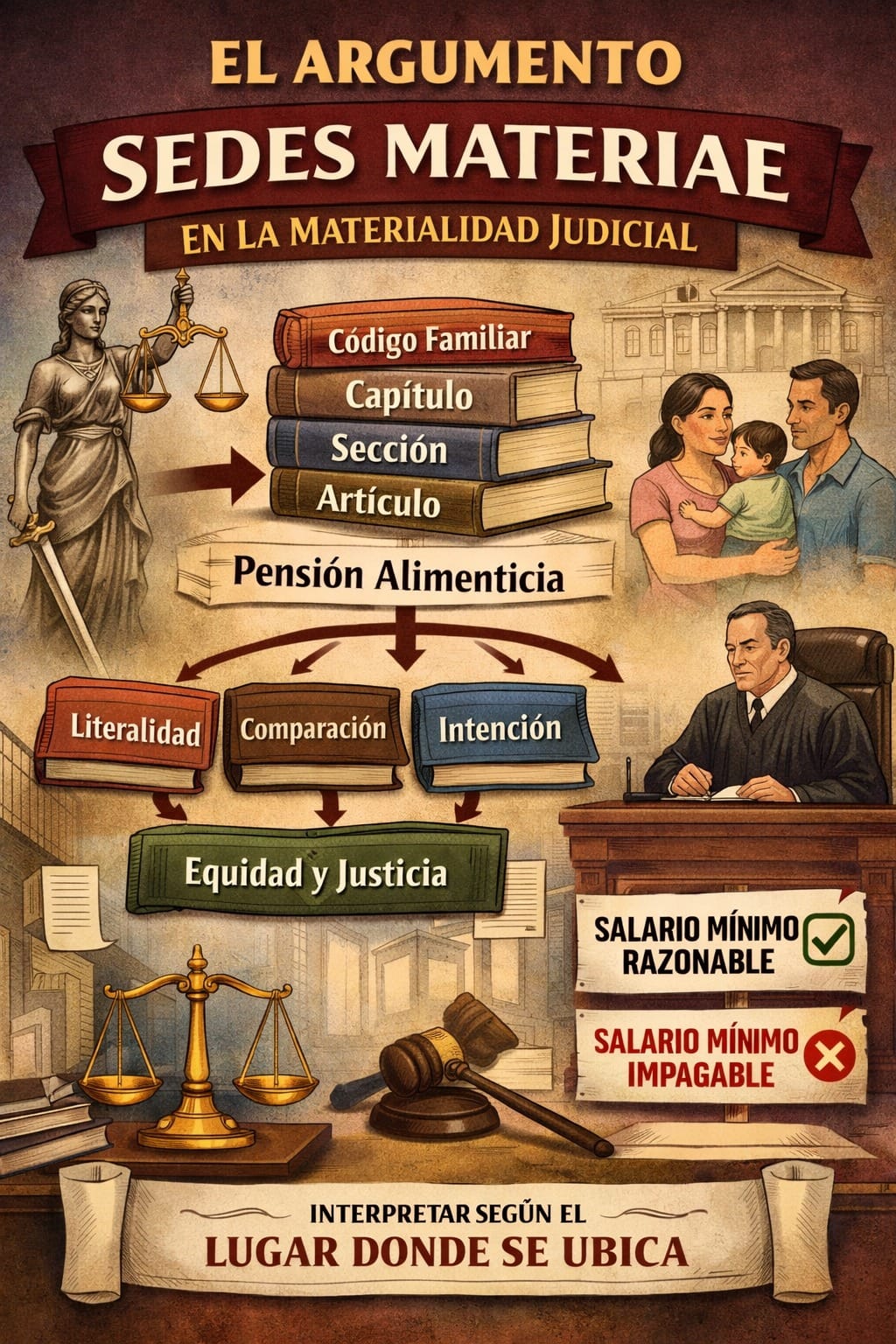 EL ARGUMENTO SEDES MATERIAE EN LA MATERIALIDAD JUDICIAL