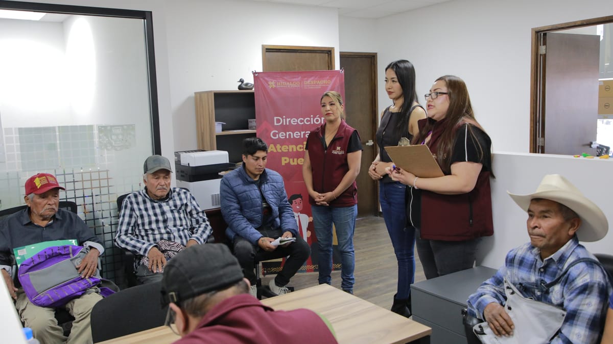Despacho del Gobernador responde a hidalguenses con programa de Atención al Pueblo