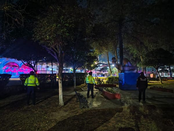 Refuerza Policía Municipal vigilancia nocturna en Pachuca para prevenir delitos